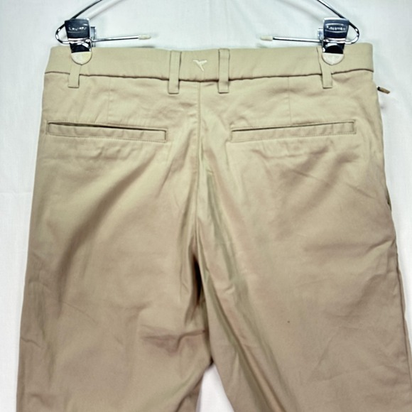 Birddogs Pants Mens 32 x 32 Khaki Chino Stretch Performance Golf Zipper Pocket - Picture 6 of 10